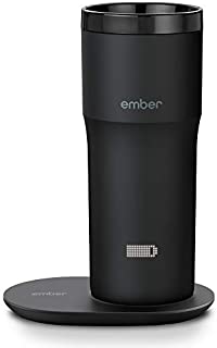 NEW Ember Temperature Control Travel Mug 2, 12 oz, Black, 3-hr Battery Life - App Controlled Heated Coffee Travel Mug - Improved Design