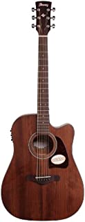 Ibanez AW54CEOPN Artwood Dreadnought Acoustic/Electric Guitar - Open Pore Natural