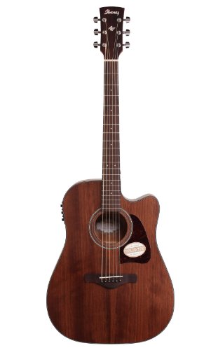 Ibanez AW54CEOPN Artwood Dreadnought Acoustic/Electric Guitar - Open Pore Natural