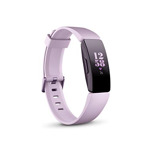 Fitbit Inspire HR Heart Rate & Fitness Tracker, One Size (S & L bands included), 1 Count