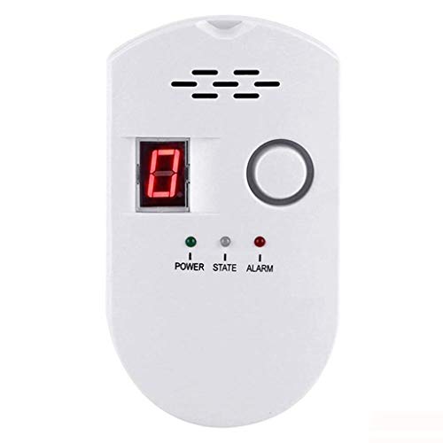 Natural Gas Detector, Home Gas Alarm, Gas Leak Detector,High Sensitivity LPG LNG Coal Natural Gas Leak Detection, Gas Leak Alarm Monitor Sensor for Home Kitchen