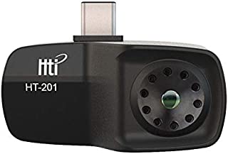 Hti-Xintai High Resolution Thermal Imaging Camera for Android Smartphones, USB Type-C - Black