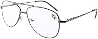 Eyekepper Spring Hinges Polycarbonate Lens Pilot BiFocal Reading Glasses +1.5