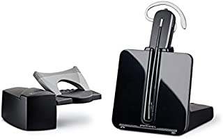 Plantronics CS540 Wireless DECT Headset System with handset lifter, Black/Silver (CS540 with HL10)