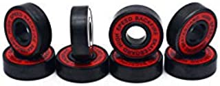 BACKFIRE Bearings for Skateboard and Longboard and Electric Longboard (red)