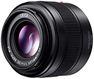 Panasonic Lumix G Leica DG Summilux Lens, 25mm, F1.4 ASPH, Mirrorless Micro Four Thirds, Dust and Splash-Resistant Design, H-XA025 (USA Black)