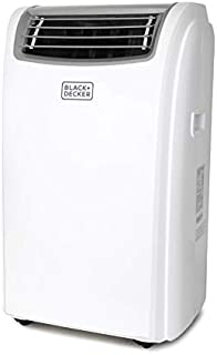 Black + Decker 7,500 BTU Portable Air Conditioner with Heat, 14,000 w, White