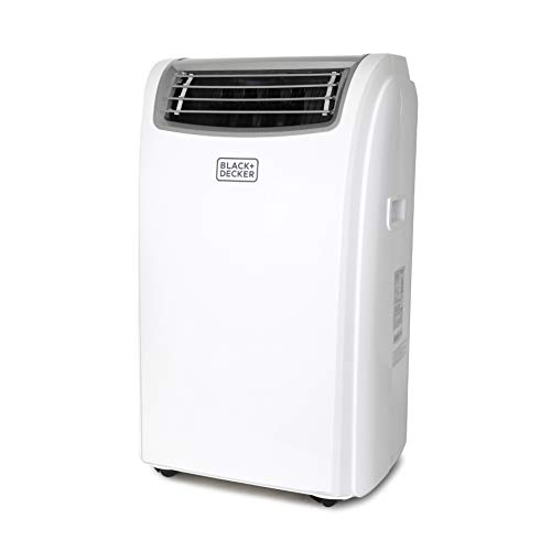 Black + Decker 7,500 BTU Portable Air Conditioner with Heat, 14,000 w, White