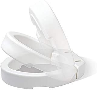 Carex Elongated Hinged Toilet Seat Riser