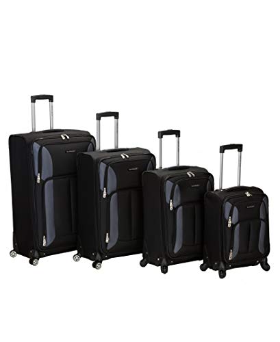 Rockland Impact Softisde Spinner Wheel Luggage Set