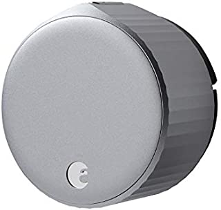 August Wi-Fi, (4th Generation) Smart Lock  Fits Your Existing Deadbolt in Minutes, Silver