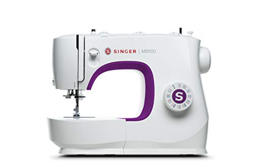 SINGER | M3500 Sewing Machine with 110 Stitch Applications, & Built-In Needle Threader - Perfect for Beginners - Sewing Made Easy