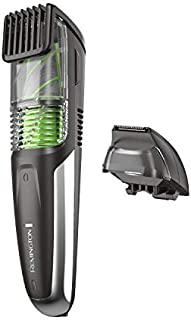 Remington MB6850 Vacuum Stubble and Beard Trimmer, Lithium Power and Adjustable Length Comb w/ 11 Length Settings (2-18mm)