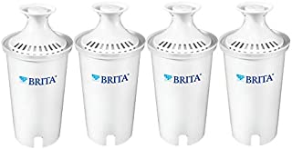 Brita Standard Pitcher Replacement Filters, 4 Count, White