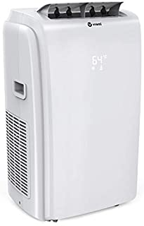 Vremi 12,000 BTU Portable Air Conditioner with Heat Function - Quiet Air Conditioning Machine for 350 to 500 Square Feet Rooms - LED Display Auto Shut Off and Dehumidifier - Remote Control Included