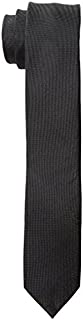 Calvin Klein Men's X Liquid Luxe Solid Necktie, Black, One Size