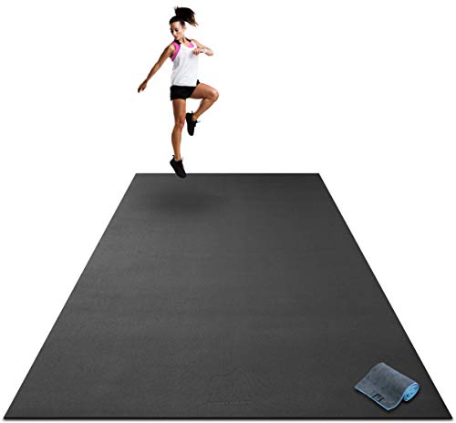 Premium Extra Large Exercise Mat - 9' x 6' x 1/4