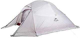 Naturehike Cloud Up Double Layer 3 Person Tent Lightweight Camping Hiking Backpacking Tent (Gray with Snow Skirt)