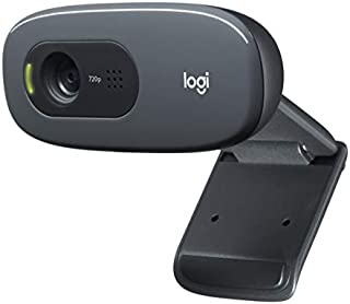 Logitech C270 Desktop or Laptop Webcam, HD 720p Widescreen for Video Calling and Recording