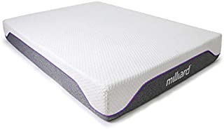 Milliard Memory Foam Mattress - His and Hers Split Firm and Soft Couple Bed - 10 inch (King)