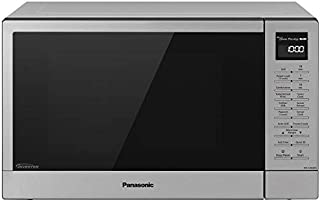 Panasonic NN-GN68KS Countertop Microwave Oven with FlashXpress, 3-in-1 Broiler, Food Warmer, Plus Genius Sensor Cooking 1.1 cu. ft, Stainless Steel/Silver