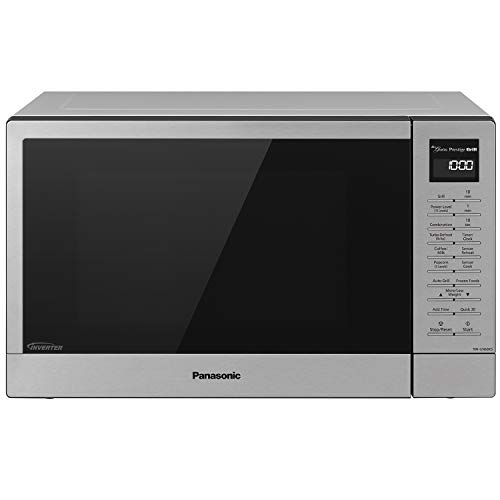 Panasonic NN-GN68KS Countertop Microwave Oven with FlashXpress, 3-in-1 Broiler, Food Warmer, Plus Genius Sensor Cooking 1.1 cu. ft, Stainless Steel/Silver