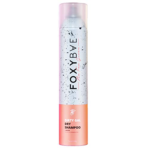 FoxyBae Dirty Gal Dry Shampoo - Hair Shampoo for Women - Cruelty-Free Hair Volumizing Shampoo - Biotin Hair Restoring Shampoo - Hair Dry Shampoo Spray - Suitable for All Hair Types - 198g, 7 Fl. OZ