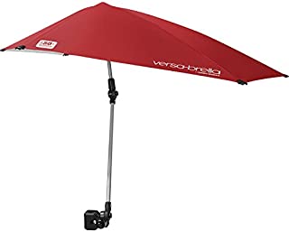 Sport-Brella Versa-Brella 4-Way Swiveling Sun Umbrella (Firebrick Red)