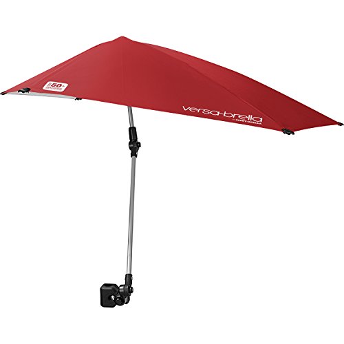 Sport-Brella Versa-Brella 4-Way Swiveling Sun Umbrella (Firebrick Red)