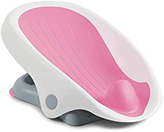 Summer Clean Rinse Baby Bather (Pink)  Bath Support for Use on The Counter, in The Sink or in The Bathtub, Has 3 Reclining Positions and Soft, Quick-Dry Material  Use from Birth Until Sitting Up