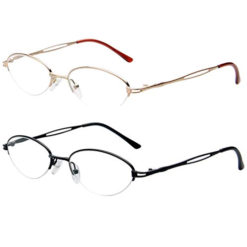 2-Pack Metal Reading Glasses - LianSan