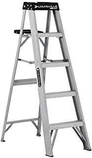 Louisville Ladder AS3005 Aluminum 5-foot ladder 300-Pound Duty Rating, 5