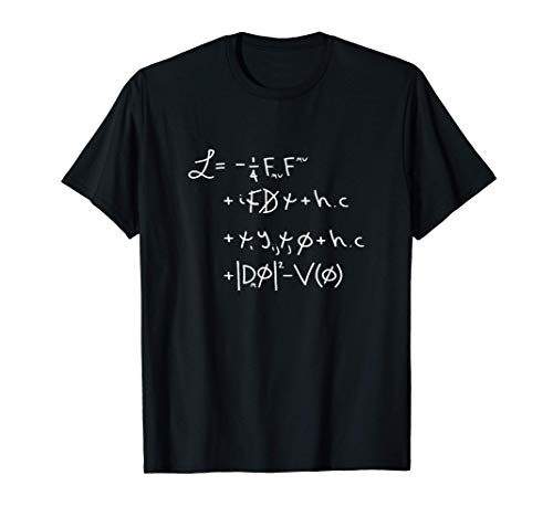 Standard Model Lagrangian Higgs Boson Physics Teacher Gift T-Shirt