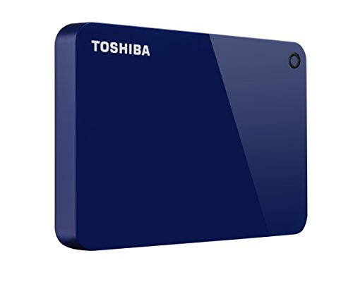 Toshiba(HDTC910XL3AA) Canvio Advance 1TB Portable External Hard Drive USB 3.0, Blue