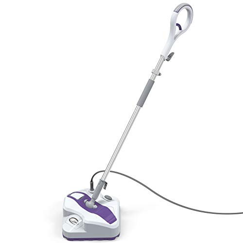 LIGHT'N' EASY Electric Foor Steamer for Hardwood/Tile/Rug/Laminate,Wood Floor Mop Steam with Swivel Head,M Water Tank (7338ANW), 20 Feet Power Cord