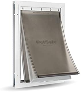 PetSafe Extreme Weather Dog and Cat Door - Aluminum Frame Pet Door - Large