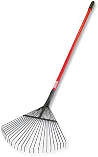 Bully Tools 92312 Leaf and Thatching Rake with Fiberglass Handle and 24 Spring Steel Tines