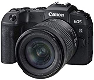 Canon EOS RP Full-Frame Mirrorless Interchangeable Lens Camera + RF24-105mm Lens F4-7.1 is STM Lens Kit- Compact and Lightweight for Traveling and Vlogging, Black (3380C132) (Renewed)