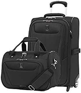 Travelpro Luggage Maxlite 5 | 2-Piece Set | Soft Tote and 22-Inch Rollaboard (Black)