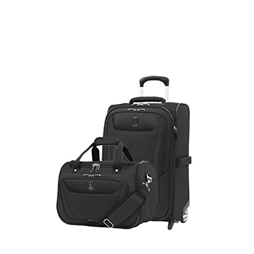 Travelpro Luggage Maxlite 5 | 2-Piece Set | Soft Tote and 22-Inch Rollaboard (Black)