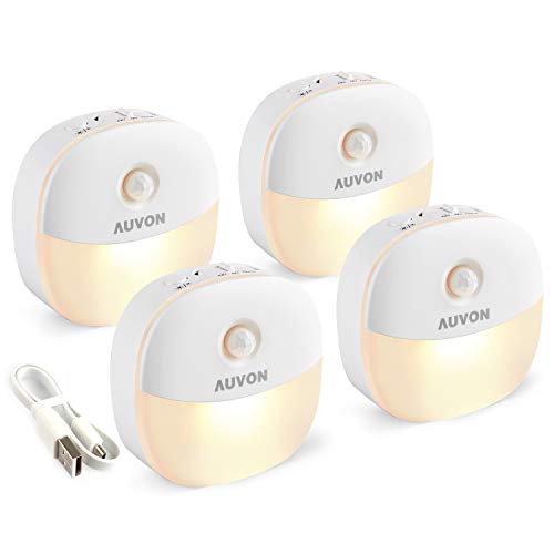 AUVON Rechargeable Motion Sensor Night Light