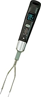 Maverick DF-10 Redi Pro Digital Instant Read Cooking Kitchen Grilling Smoker BBQ Meat Thermometer Fork with Light, Black