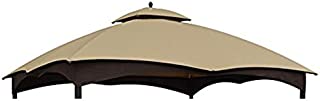 ABCCANOPY Replacement Canopy Top for Lowe's Allen Roth 10X12 Gazebo #GF-12S004B-1(Beige)