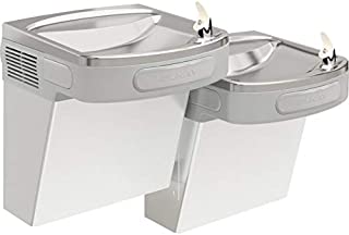 Elkay EZSTL8SC Wall Mount Bi-Level ADA Versatile Cooler, Non-Filtered, 8 GPH, Stainless