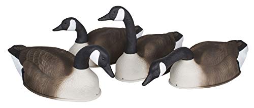 Flambeau Outdoors 8866SGS Storm Front 2 Canada Goose Shell 4-Pack Hunting Decoys,Black