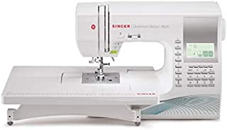 SINGER | Quantum Stylist 9960 Computerized Portable Sewing Machine with 600-Stitches Electronic Auto Pilot Mode, Extension Table and Bonus Accessories, Perfect for Customizing Projects