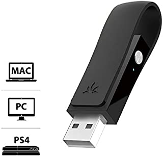 Avantree Leaf Long Range USB Bluetooth 4.1 Audio Transmitter Adapter for PC PS4 Laptop, Wireless Audio Dongle for Headphones Speakers Only, Plug and Play, aptX Low Latency - Black