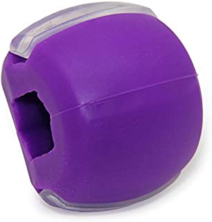 Jaw Face Exerciser Ball Define Your Jawline Facial Neck Chin Exercise (Purple)