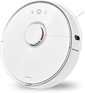 roborock S5 Robot Vacuum and Mop, 2000Pa Super Power Suction &Wi-Fi Connectivity and Smart Navigating Robotic Vacuum Cleaner with 5200mAh Battery Capacity for Pet Hair, Carpet & Hard Floor (White)