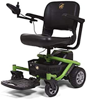 LiteRider Envy Lightweight Electric Power Wheelchair - Compact Mobility Scooter Chair, Disassembles for Travel, GP162 by Golden Technologies